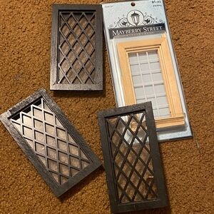 Miniature window 1:12 scale bundle